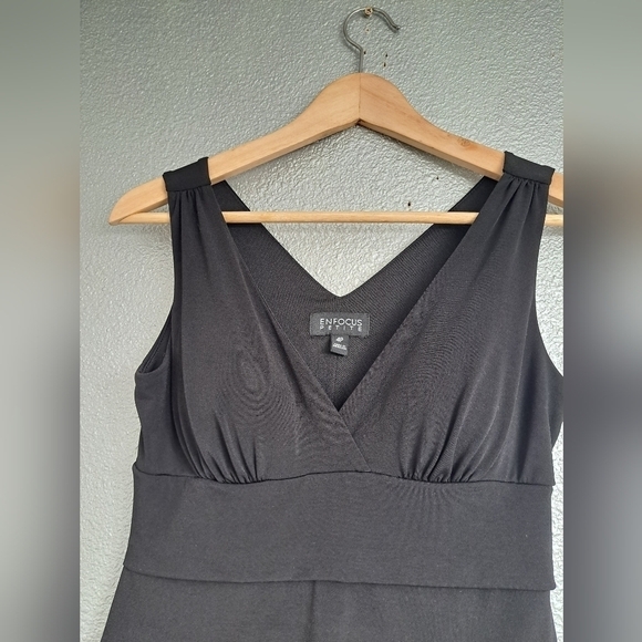 En Focus Petite Little Black Dress  Size  4P - Picture 7 of 8
